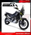 Aprilia Tuareg 660 2021 - 2022 EXHAUST Collector Manifold Full System Muffler Auspuff Sportauspuff Silencer Echappement Silencieux Scarico Scarichi Escape Wydech Tłumik HP7 BLACK Dominator Exhaust System 4