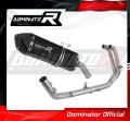 kompletny układ wydechowy z tłumikiem DOMINATOR Full System HP7 CZARNY pasujący do motocykla Aprilia Tuareg 660 2021 - 2023 5