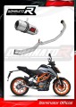komplette Auspuffanlage mit Schalldämpfer DOMINATOR Full System GP passend für KTM 390 Duke 2021  2023 2