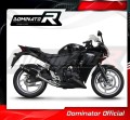 exhaust muffler DOMINATOR HP3 BLACK fits to Honda CBR 250 R 2011  2013 4