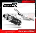 Auspuff Schalldämpfer DOMINATOR GP1 schwarz passend für Yamaha TDM 850 1991  1995 2