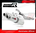 Auspuff Schalldämpfer DOMINATOR rund passend für Yamaha TDM 850 1996  2001 2