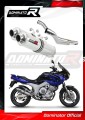 Auspuff Schalldämpfer DOMINATOR rund passend für Yamaha TDM 850 1991  1995