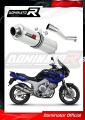 Auspuff Schalldämpfer DOMINATOR rund passend für Yamaha TDM 850 Right Side 1996  2001