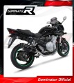 komplette Auspuffanlage mit Schalldämpfer DOMINATOR Full System HP1 schwarz passend für Suzuki GSF 650 BANDIT N / S 2007  2016 3