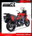 complete exhaust system with muffler DOMINATOR Full System HP8 BLACK EX fits to Yamaha Tracer 9 / GT 2021  2023 4
