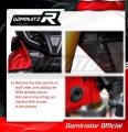 Yamaha Tracer 9 / GT 2021 - 2022 EXHAUST Collector Manifold Full System EX Muffler Auspuff Sportauspuff Silencer Echappement Silencieux Scarico Scarichi Escape Wydech Tłumik HP6 BLACK Dominator Exhaust System 7