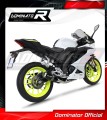 komplette Auspuffanlage mit Schalldämpfer DOMINATOR Full System GP schwarz passend für Yamaha YZF R125 2021  2023 3