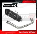 kompletny układ wydechowy z tłumikiem DOMINATOR Full System HP1 CZARNY pasujący do motocykla Yamaha T-MAX 500 2008 - 2011 4