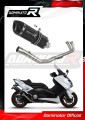 komplette Auspuffanlage mit Schalldämpfer DOMINATOR Full System HP1 schwarz passend für Yamaha XP 530 TMAX 2012  2016 3