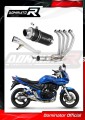 komplette Auspuffanlage mit Schalldämpfer DOMINATOR Full System GP1 schwarz passend für Suzuki GSF 650 BANDIT N / S 2005  2006 3