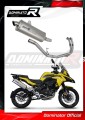 Benelli TRK 502 X 2018 - 2021 EXHAUST Muffler Auspuff Sportauspuff Silencer Echappement Silencieux Scarico Scarichi Escape Wydech Tłumik P7 Titanium Dominator Exhaust System