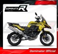 Benelli TRK 502 X 2018 - 2021 EXHAUST Muffler Auspuff Sportauspuff Silencer Echappement Silencieux Scarico Scarichi Escape Wydech Tłumik P7 Titanium Dominator Exhaust System 2