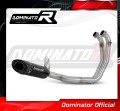 kompletny układ wydechowy z tłumikiem DOMINATOR Full System HP8 CZARNY pasujący do motocykla Aprilia RS 660 2020 - 2024 2