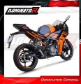 Auspuff Schalldämpfer DOMINATOR GP schwarz passend für KTM RC 390 2022  2024 3