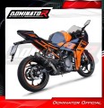 Auspuff Schalldämpfer DOMINATOR HP3 schwarz passend für KTM RC 390 2022  2024 3