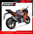 komplette Auspuffanlage mit Schalldämpfer DOMINATOR Full System HP8 passend für KTM RC 390 2022  2024 3