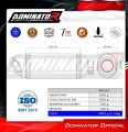 complete exhaust system with muffler DOMINATOR Full System HP8 fits to KTM RC 390 2022  2024 5