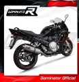 kompletny układ wydechowy z tłumikiem DOMINATOR Full System Owalny pasujący do motocykla Suzuki GSX 1250 FA 2010 - 2016 3