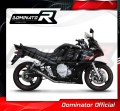 kompletny układ wydechowy z tłumikiem DOMINATOR Full System GP1 CZARNY pasujący do motocykla Suzuki GSXF 650 2007 - 2016 4