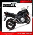 kompletny układ wydechowy z tłumikiem DOMINATOR Full System GP1 pasujący do motocykla Suzuki GSXF 650 2007 - 2016 3