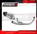 komplette Auspuffanlage mit Schalldämpfer DOMINATOR Full System HP3 passend für Honda VTR 250 2009  2015 2