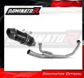 komplette Auspuffanlage mit Schalldämpfer DOMINATOR Full System HP3 schwarz passend für Honda VTR 250 2009  2015 2