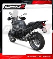 Auspuff Schalldämpfer DOMINATOR homologiert HP1 schwarz passend für BMW R1200R 2010  2014 3