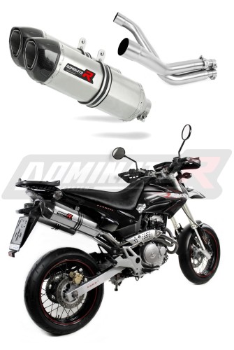 FMX 650 EXHAUST Honda Muffler Auspuff Sportauspuff Silencer Echappement Silencieux Scarico Scarichi Escape Wydech Tłumik HP1 Carbon Tip 2005 - 2009 Dominator  x