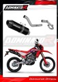 complete exhaust system with muffler DOMINATOR Full System MX2 BLACK fits to Honda CRF 300L / Rally 2021  2023