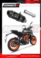 Auspuff Schalldämpfer DOMINATOR HP3 schwarz passend für KTM 390 Duke 2021  2023