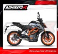 komplette Auspuffanlage mit Schalldämpfer DOMINATOR Full System GP schwarz passend für KTM 390 Duke 2021  2023 3