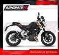 Auspuff Schalldämpfer DOMINATOR GP schwarz passend für KTM 125 Duke 2012  2016 4