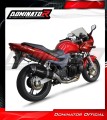 wydech tłumik DOMINATOR Homologowany HP1 CZARNY pasujący do motocykla Kawasaki ZR7 / ZR7S 1999 - 2004 2