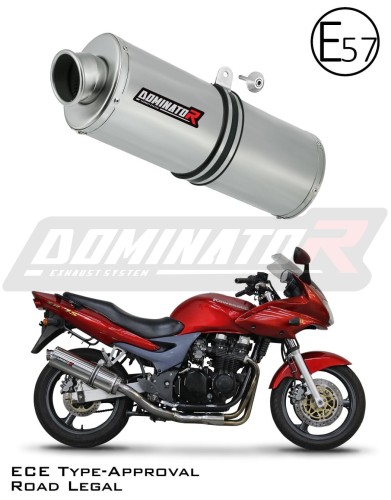 Auspuff Schalldämpfer DOMINATOR homologiert OV passend für Kawasaki ZR7 / ZR7S 1999  2004 5