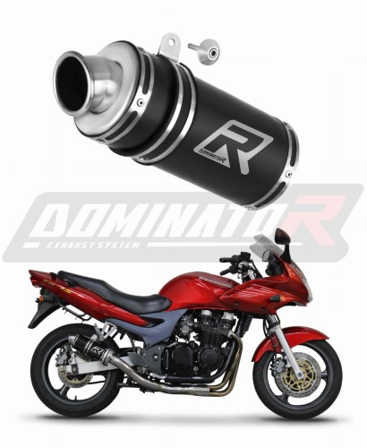 Auspuff Schalldämpfer DOMINATOR GP1 schwarz passend für Kawasaki ZR7 / ZR7S 1999  2004 5