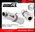 Auspuff Schalldämpfer DOMINATOR homologiert rund passend für Kawasaki ZX6R 1998  2002