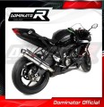 wydech tłumik DOMINATOR Homologowany Okrągły pasujący do motocykla Kawasaki ZX6R 636 2009 - 2020 3