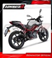komplette Auspuffanlage mit Schalldämpfer DOMINATOR Full System OV G2 schwarz passend für Benelli BN 125 2018  2023 3