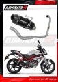 komplette Auspuffanlage mit Schalldämpfer DOMINATOR Full System HP3 schwarz passend für Benelli BN 125 2018  2023
