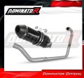 komplette Auspuffanlage mit Schalldämpfer DOMINATOR Full System HP3 schwarz passend für Benelli BN 125 2018  2023 2