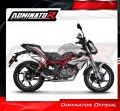 komplette Auspuffanlage mit Schalldämpfer DOMINATOR Full System HP3 schwarz passend für Benelli BN 125 2018  2023 4