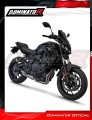 komplette Auspuffanlage mit Schalldämpfer DOMINATOR Full System HP8 Titan passend für Yamaha MT 07 2021  2024 5