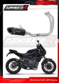 komplette Auspuffanlage mit Schalldämpfer DOMINATOR Full System HP8 schwarz passend für Yamaha MT 07 2021  2024
