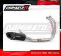kompletny układ wydechowy z tłumikiem DOMINATOR Full System HP8 CZARNY pasujący do motocykla Yamaha Tracer 7 / GT 2020 - 2024