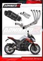 komplette Auspuffanlage mit Schalldämpfer DOMINATOR Full System HP1 schwarz passend für Kawasaki Z1000 2010  2013