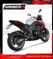 komplette Auspuffanlage mit Schalldämpfer DOMINATOR Full System HP1 schwarz passend für Kawasaki Z1000 2010  2013 3