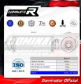 wydech tłumik DOMINATOR Okrągły pasujący do motocykla Suzuki SV 650 N 1999 - 2002 2