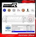 Auspuff Schalldämpfer DOMINATOR rund passend für Aprilia ETV 1000 Caponord 2001  2004 4