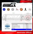 Auspuff Schalldämpfer DOMINATOR rund passend für Bajaj Dominar 400 2016  2018 4
